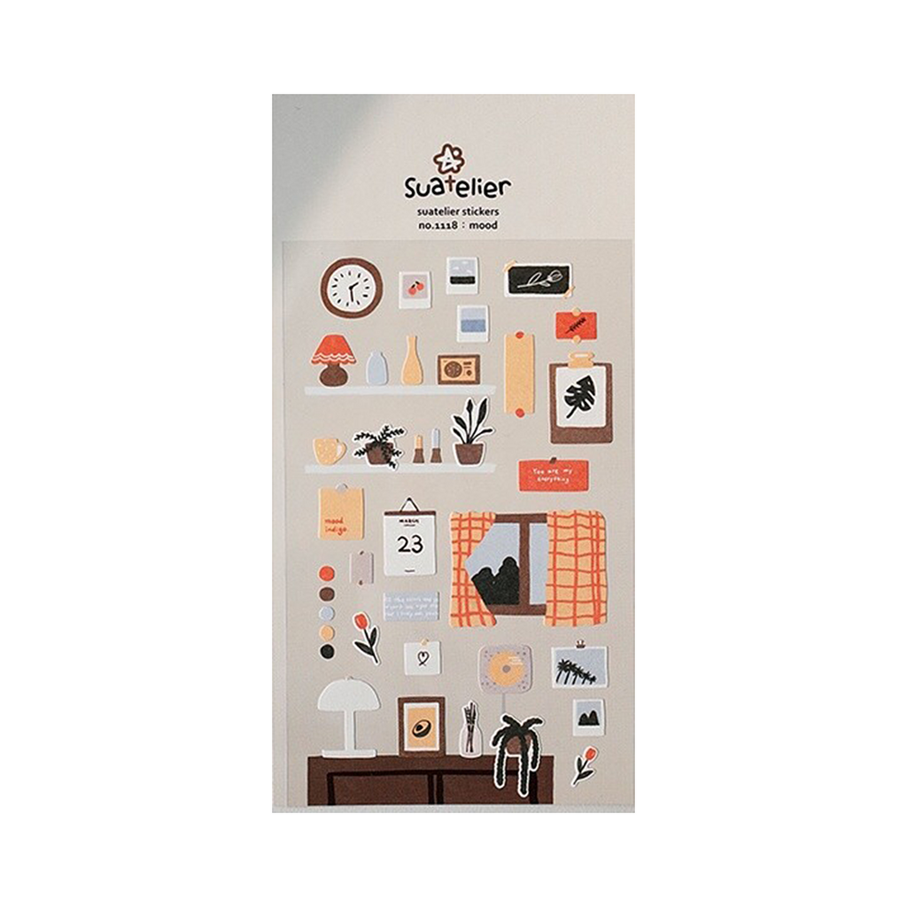 Suatelier Stickers | No. 1118 | Mood - Simple Paper 