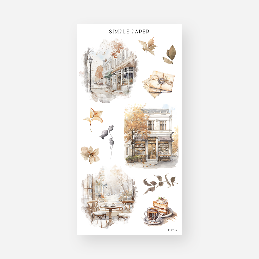 November - Sheet K - Simple Paper