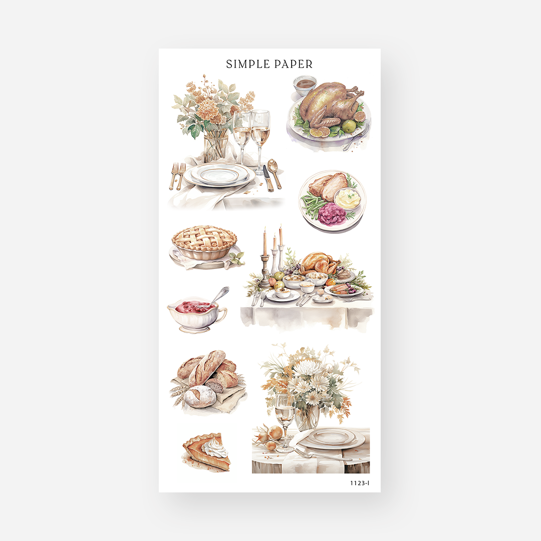 November - Sheet L - Simple Paper