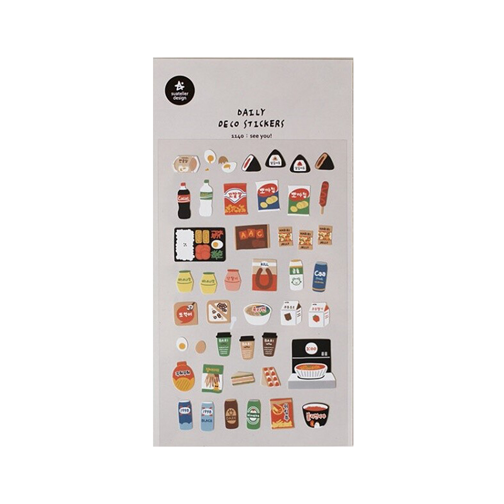 Suatelier Stickers | No. 1140 | See You! - Simple Paper 