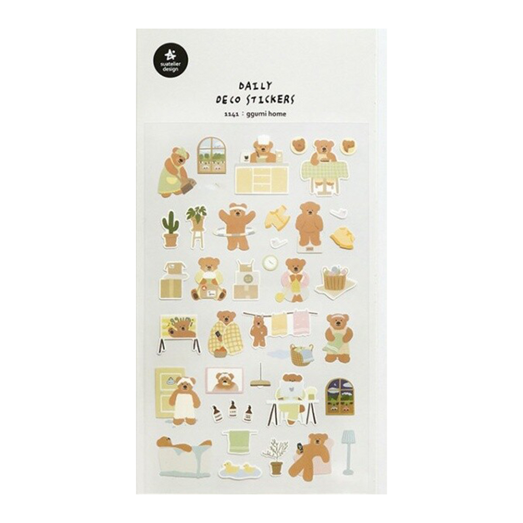 Suatelier Stickers | No. 1141 | Ggumi Home - Simple Paper 