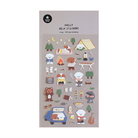 Suatelier Stickers | No. 1144 | Let's Go Camping - Simple Paper 