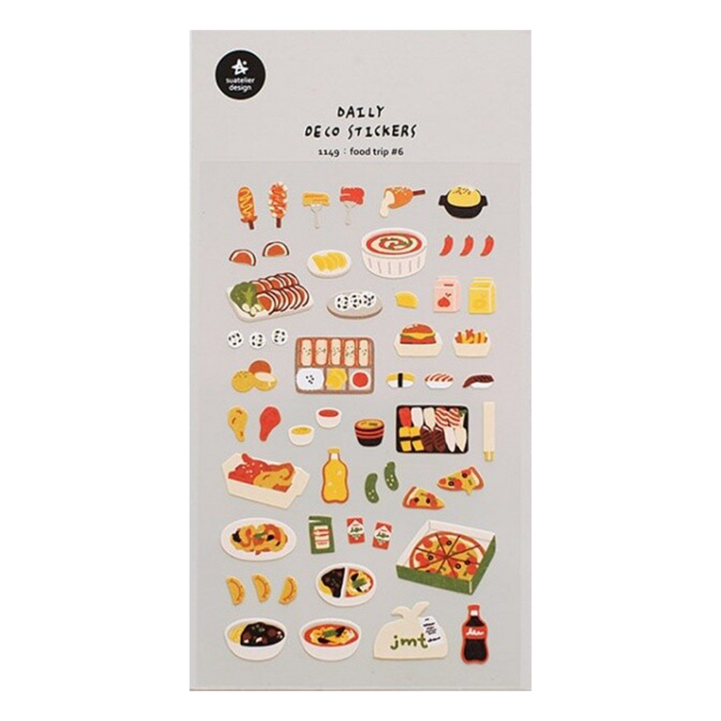 Suatelier Stickers | No. 1149 | Food Trip #6 - Simple Paper 