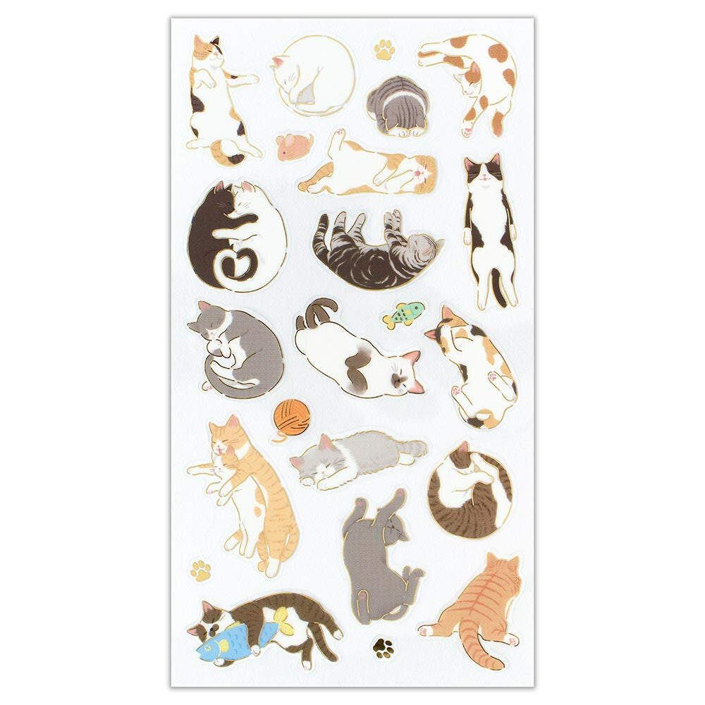 NB Co. Stickers | Sleeping Kitties - Simple Paper 