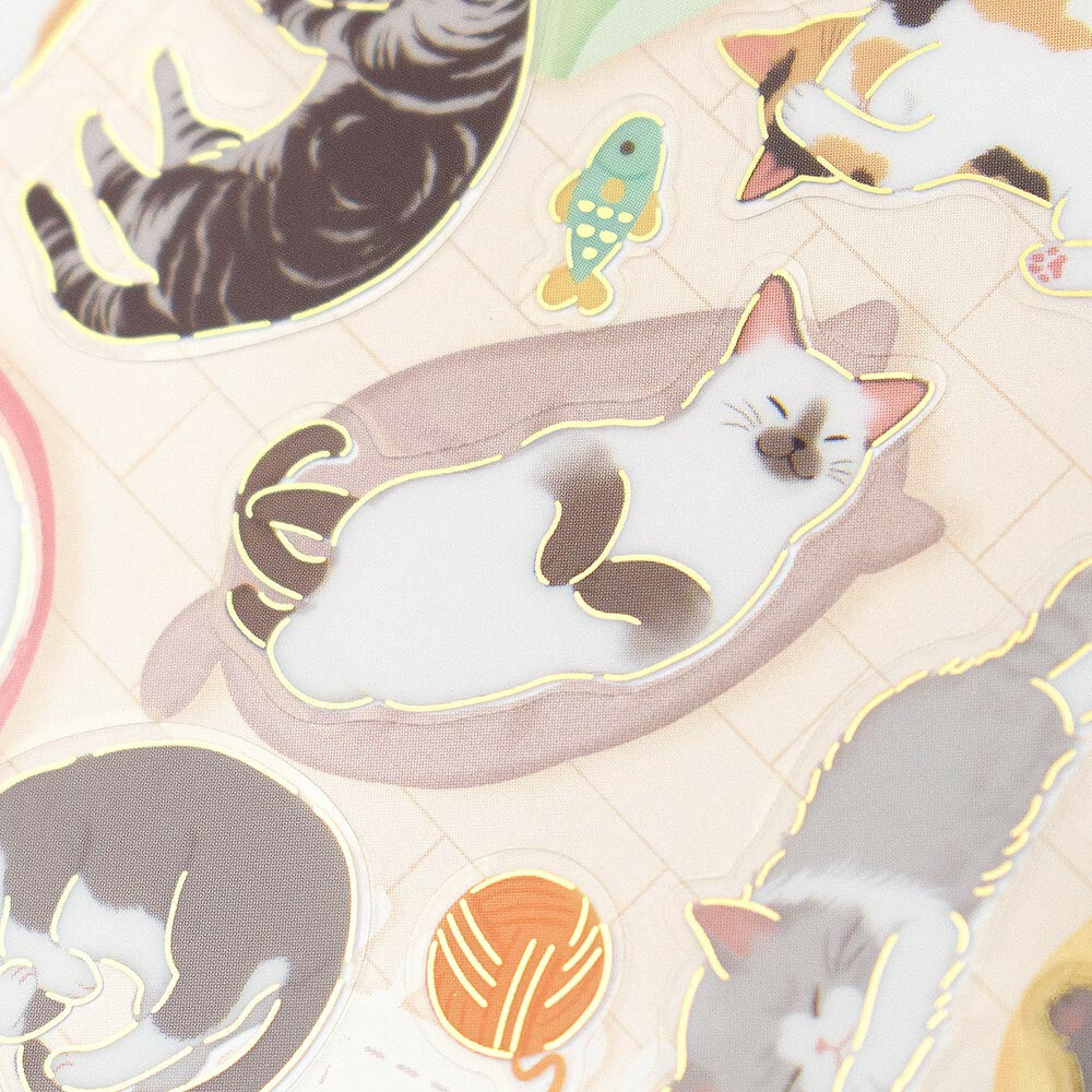 NB Co. Stickers | Sleeping Kitties - Simple Paper 