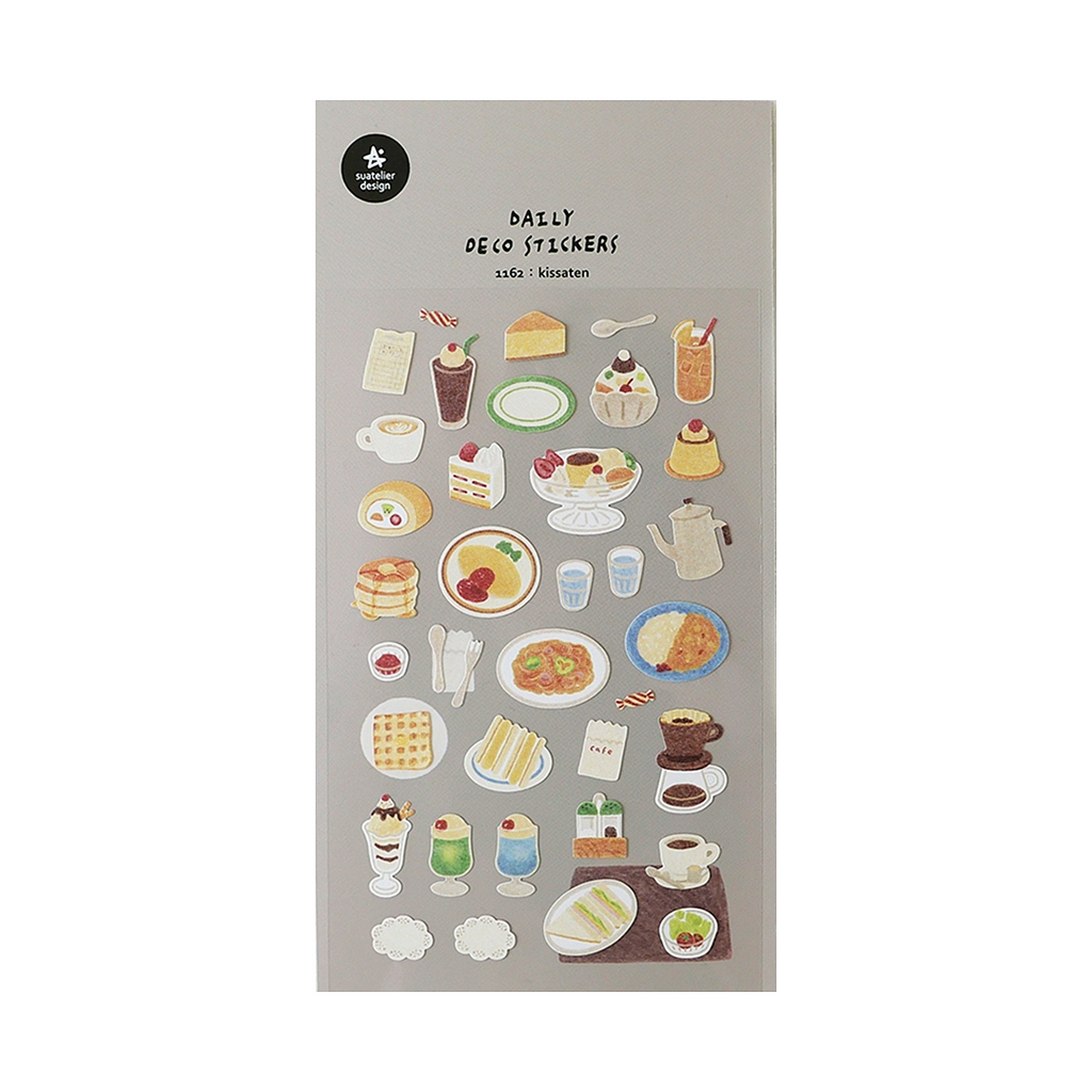 Suatelier Stickers | No. 1162 | Kissaten - Simple Paper 