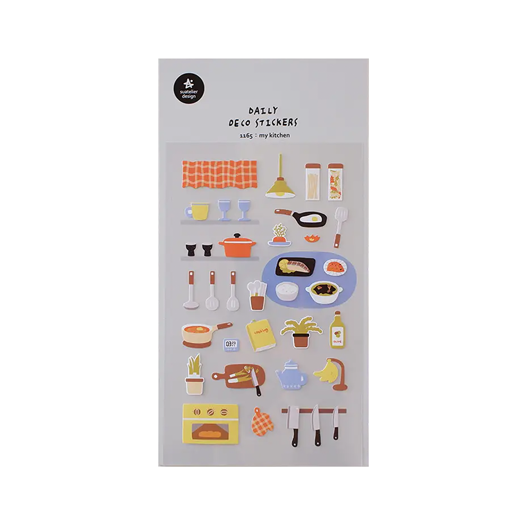 Suatelier Stickers | No. 1165 | My Kitchen - Simple Paper 