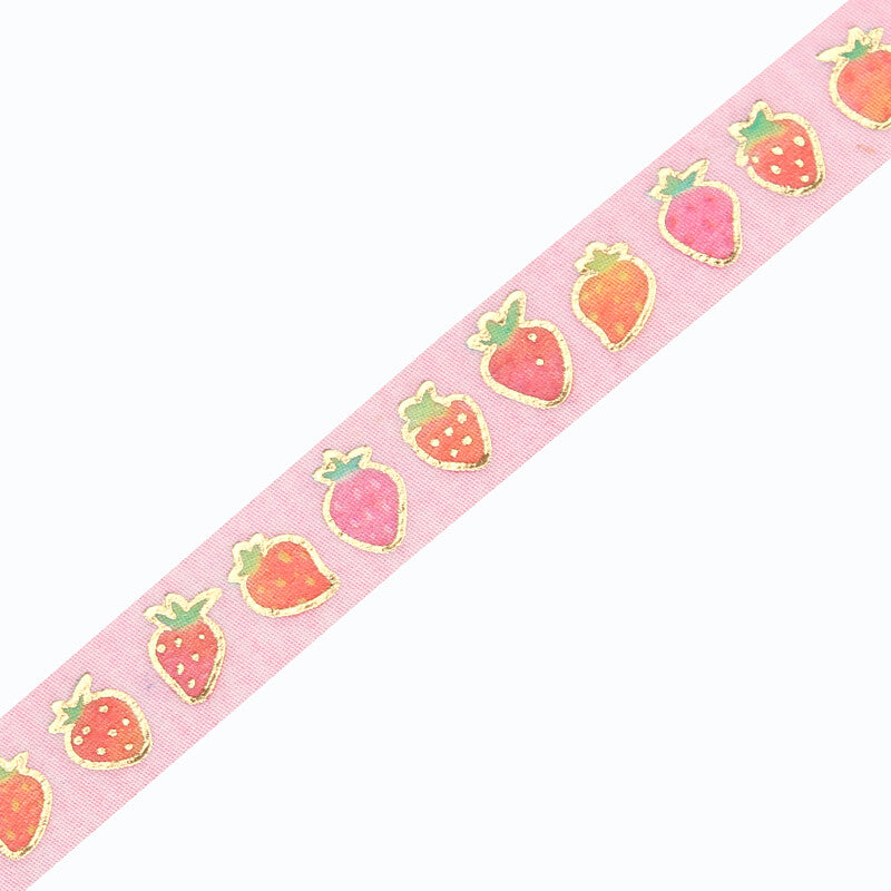 BGM Washi Tape | 5mm | Strawberry In Love - Simple Paper 