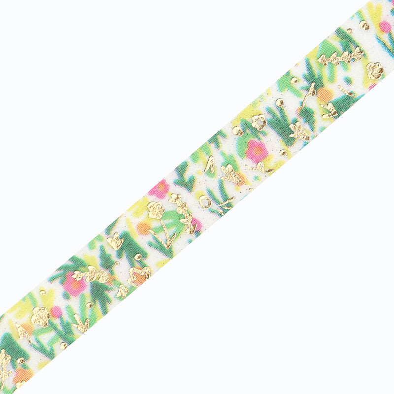 BGM Washi Tape | 5mm | Flowers Bloom - Simple Paper 