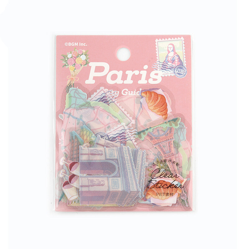 BGM Agenda Sticker Flake Stickers | City Guide | Paris - Simple Paper 