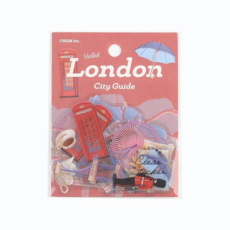 BGM Agenda Sticker Flake Stickers | City Guide | London - Simple Paper 