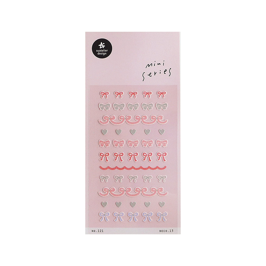 Suatelier Mini Series Stickers | No. 121 | Deco 13 - Simple Paper 