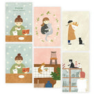 Cozyca | Mariko Fukuoka Postcards | Meow - Simple Paper 