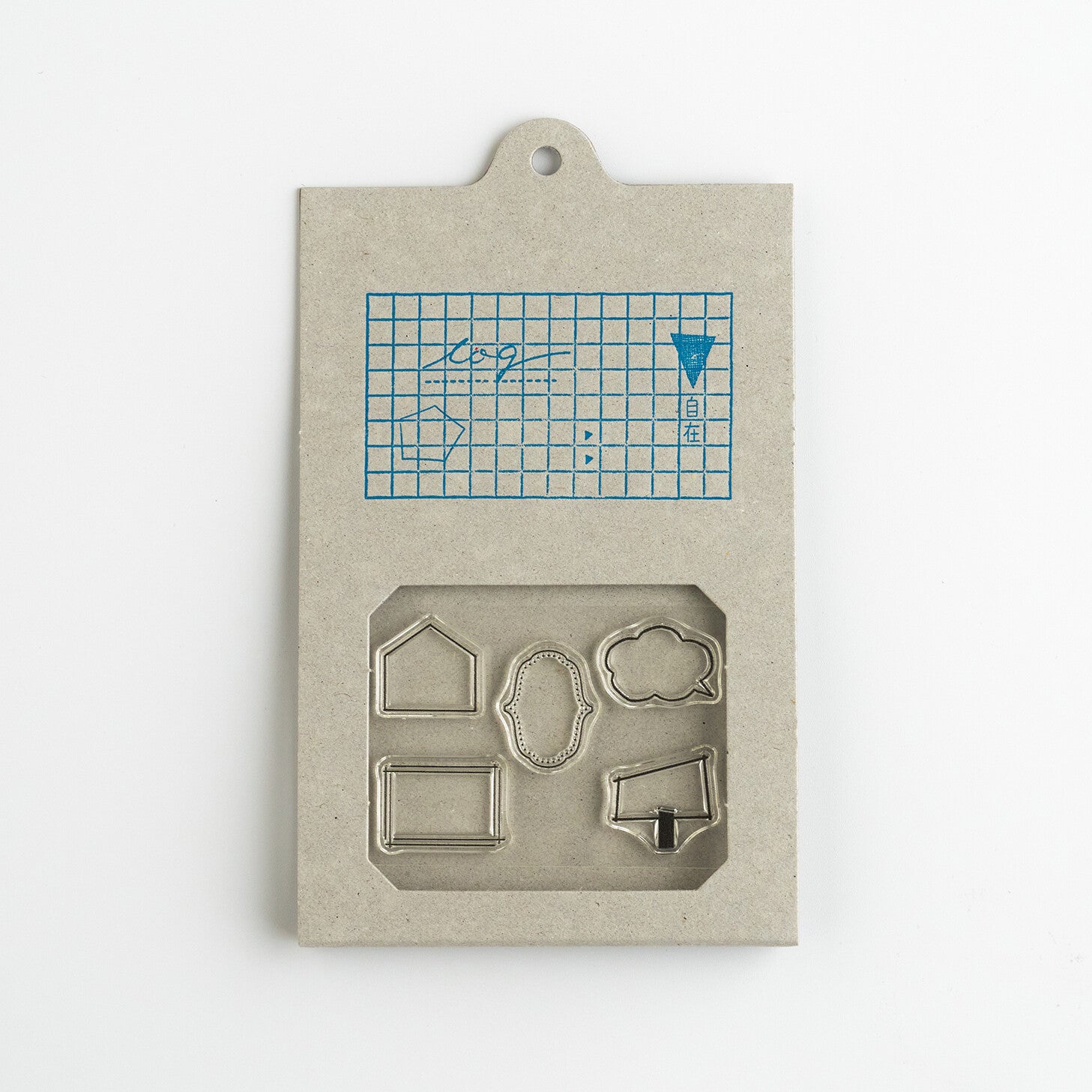 Nombre JIZAI Clear Stamp Log Frame 01