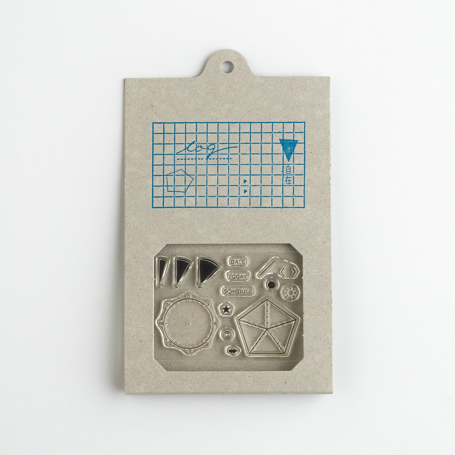 Nombre JIZAI Clear Stamp Log Schedule 02