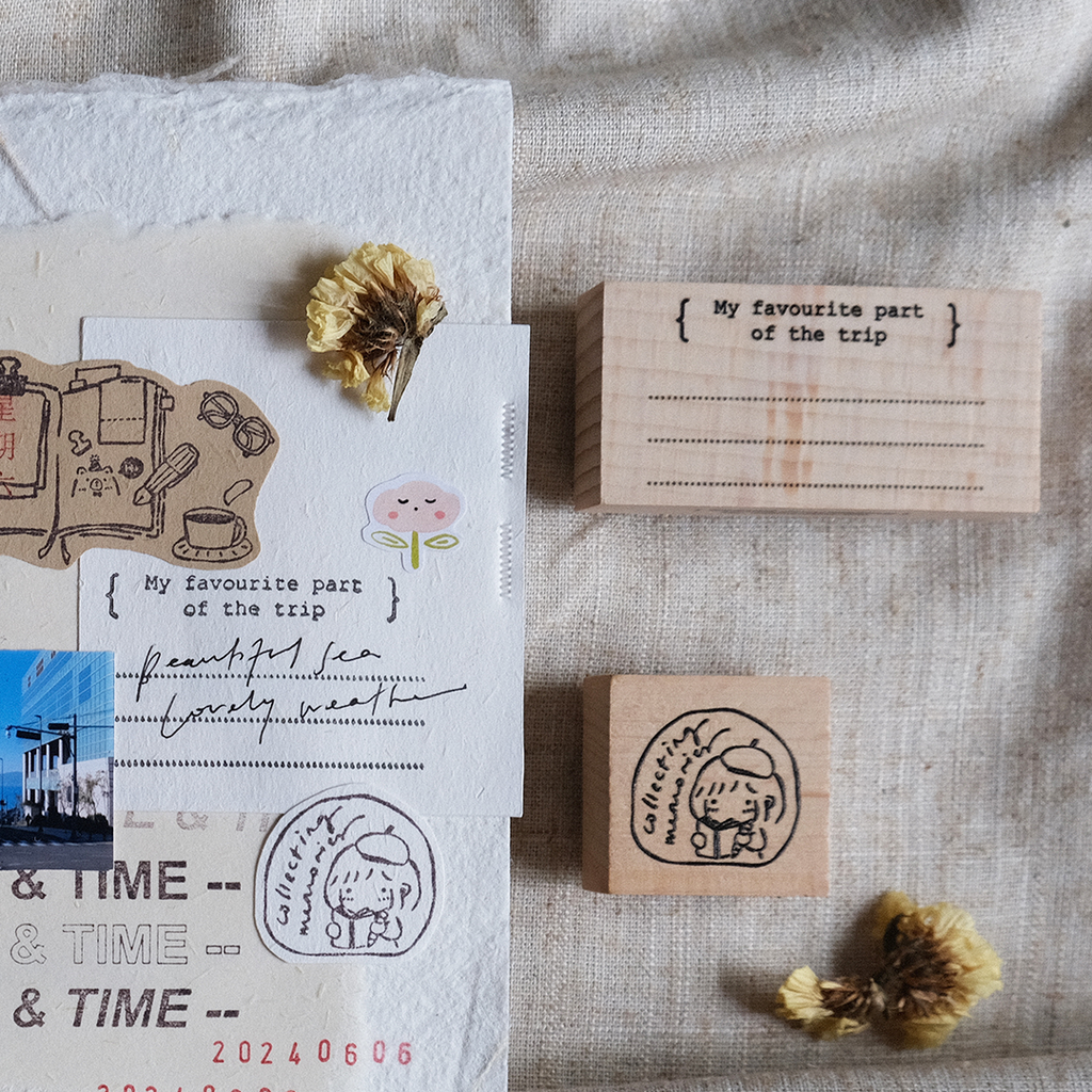 Eileen Tai Rubber Stamps | Travel Series - Simple Paper 