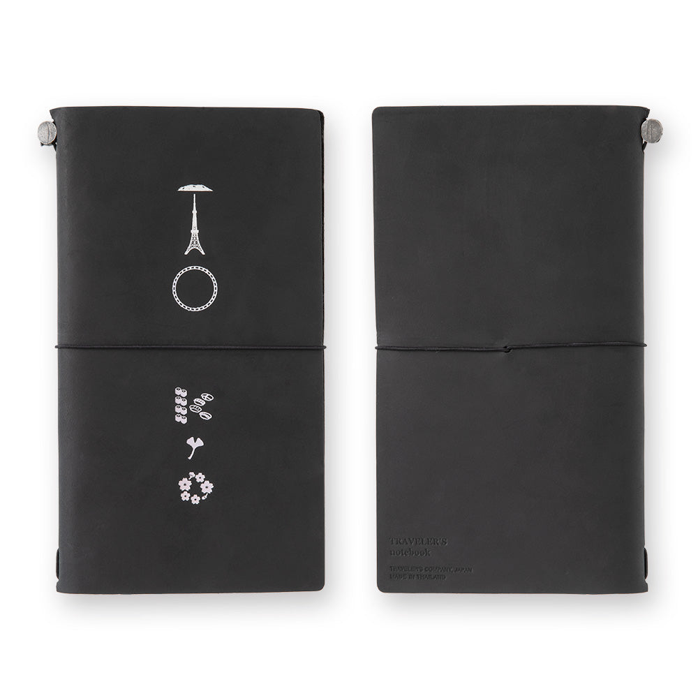 Traveler's Notebook Limited Edition - Regular Size - Tokyo Black - Simple Paper 