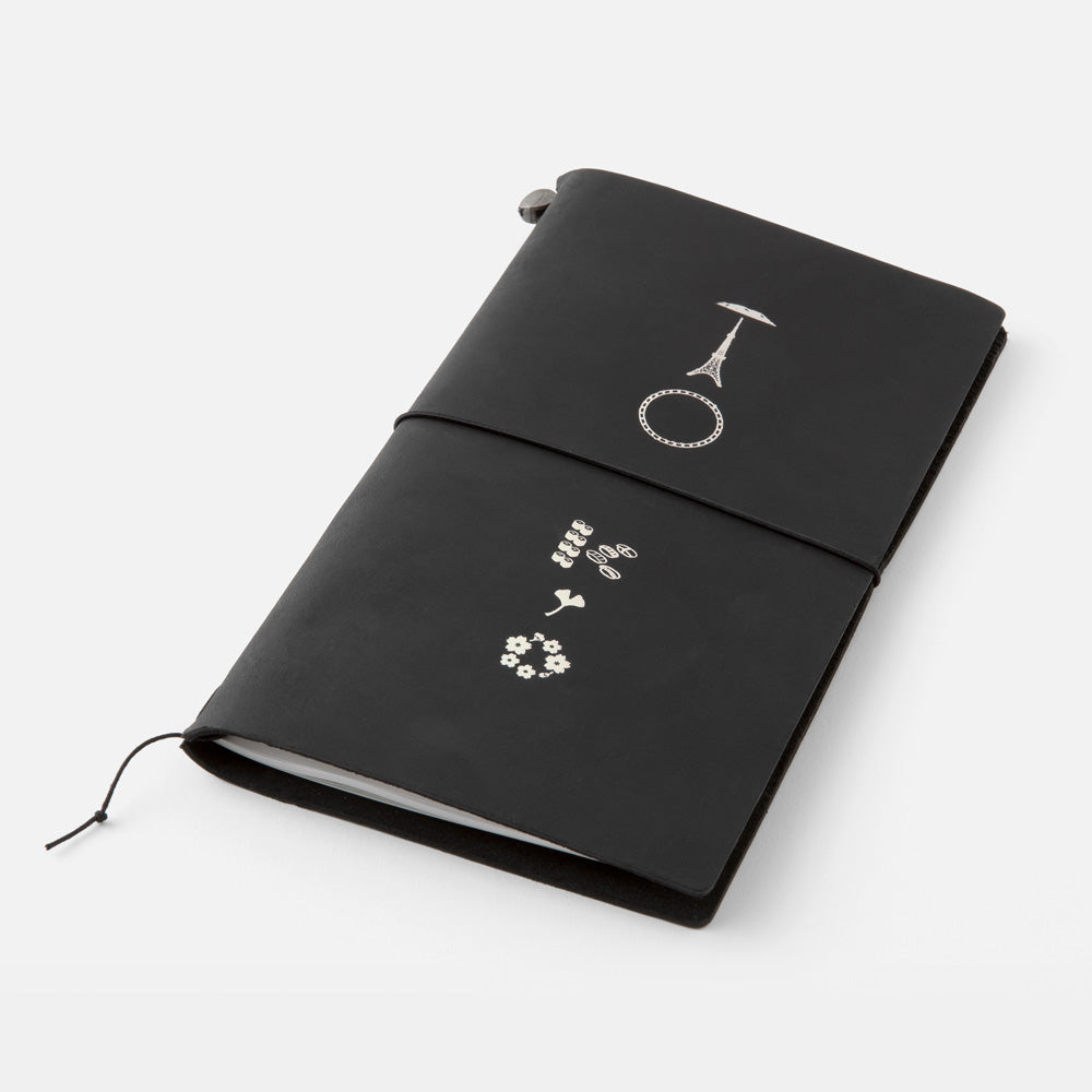 Traveler's Notebook Limited Edition - Regular Size - Tokyo Black - Simple Paper 