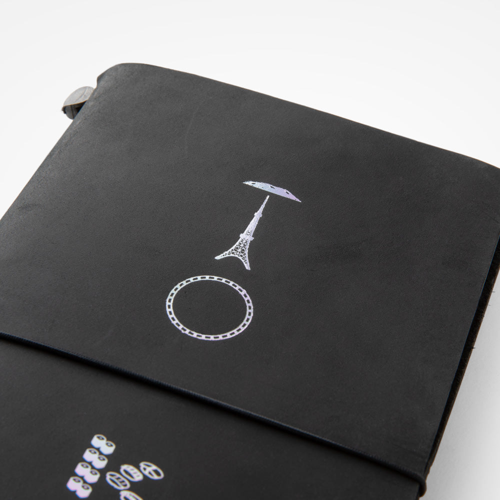 Traveler's Notebook Limited Edition - Regular Size - Tokyo Black - Simple Paper 