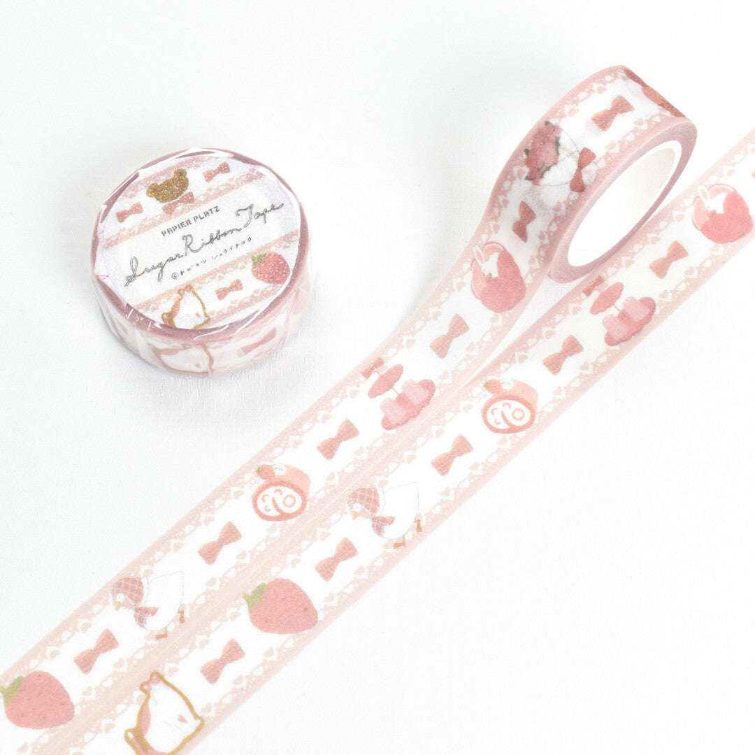 Papier Platz x Shoichiro Tobimatsu Sugar Ribbon Tape Pink