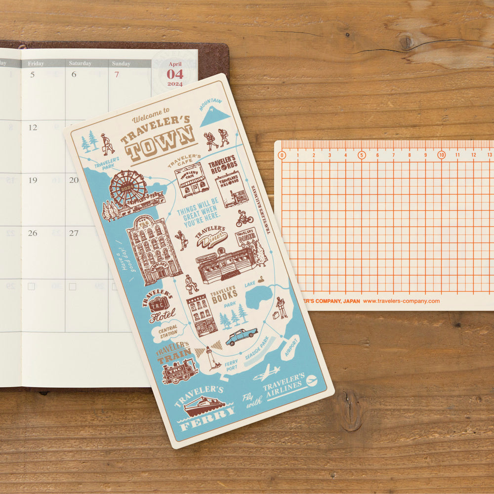 Traveler's Notebook Plastic Sheet 2024 | Regular - Simple Paper 