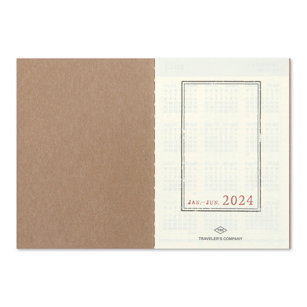 Traveler's Notebook 2024 Weekly | Passport - Simple Paper 