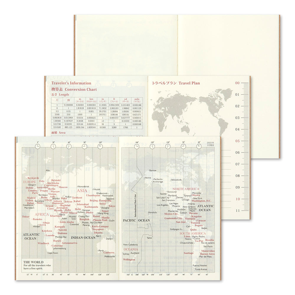 Traveler's Notebook 2024 Weekly | Passport - Simple Paper 