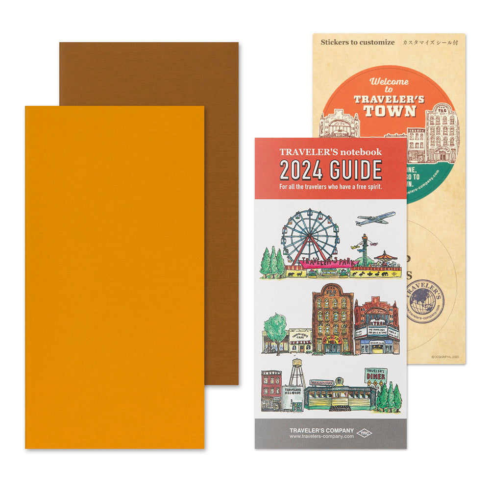 Traveler's Notebook 2024 Weekly Vertical | Regular - Simple Paper 