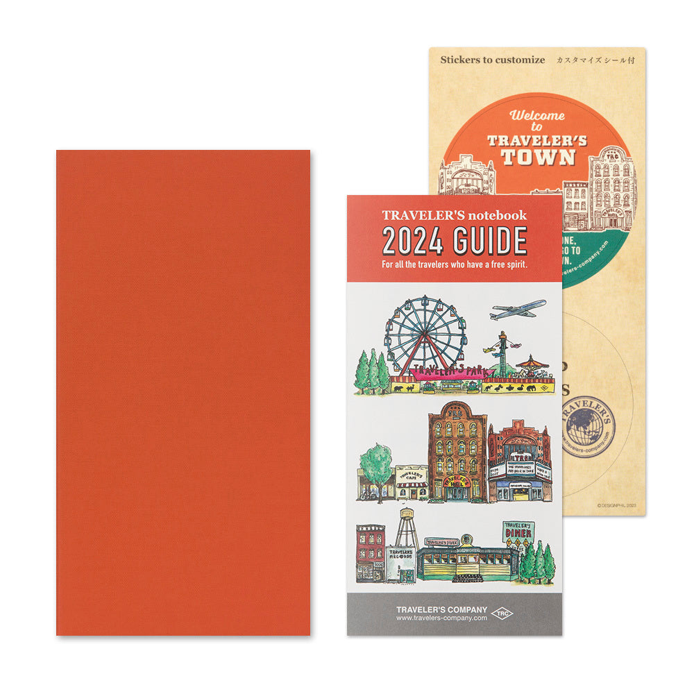 Traveler's Notebook 2024 Monthly | Regular - Simple Paper 