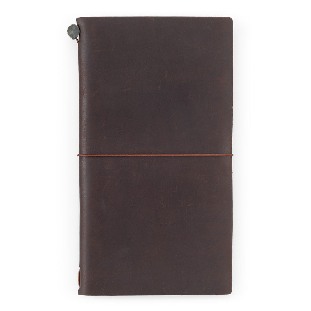 Traveler's Notebook - Regular - Brown - Simple Paper 