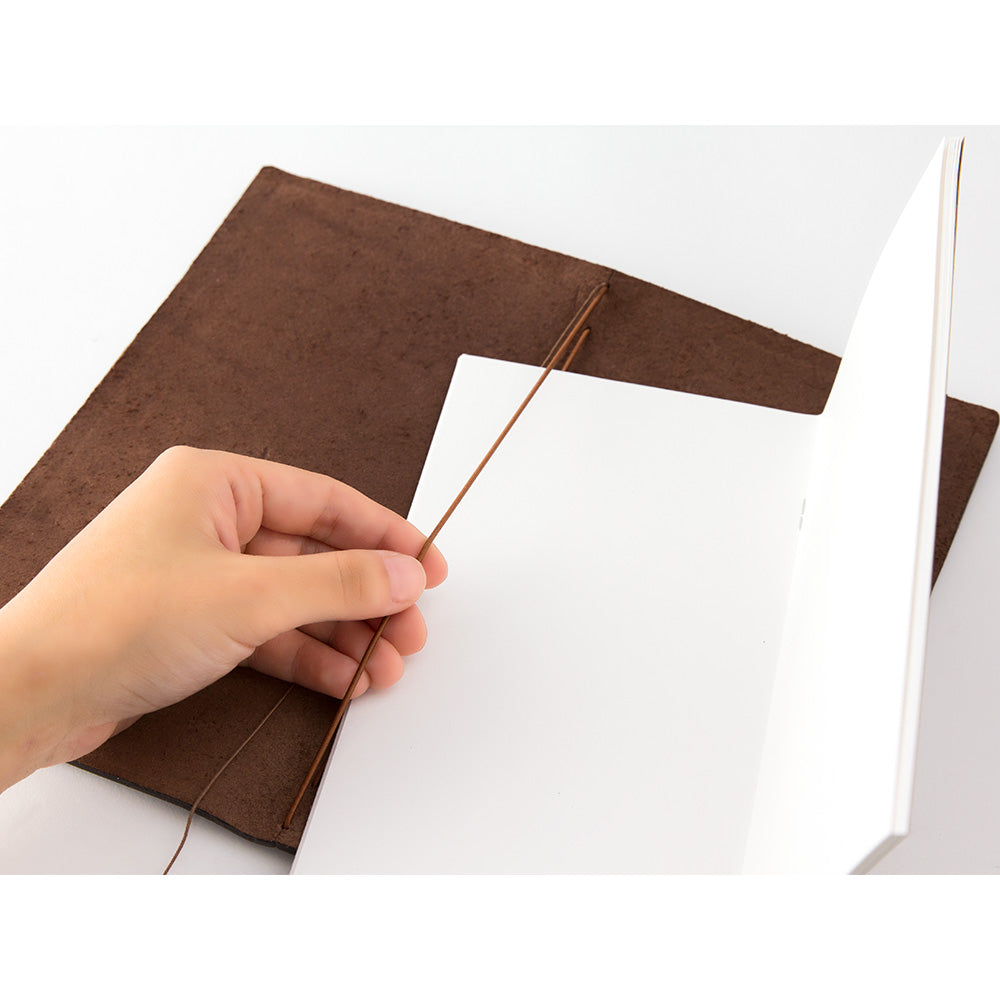 Traveler's Notebook - Regular - Brown - Simple Paper 