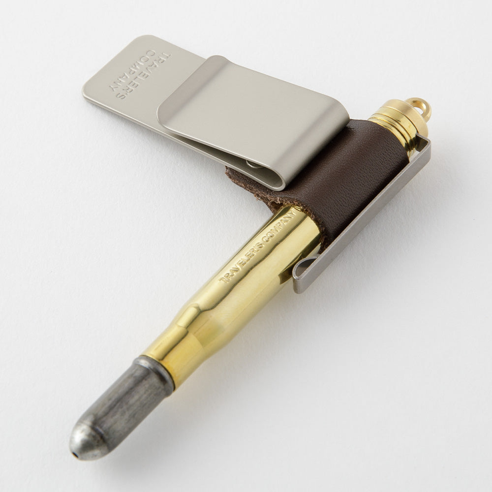 Traveler's Notebook Pen Holder | Brown | 016 - Simple Paper 