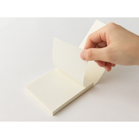 Midori Sticky Memo Pad A7 | Grid - Simple Paper 