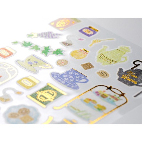 Midori Stickers | Marche Tea - Simple Paper 