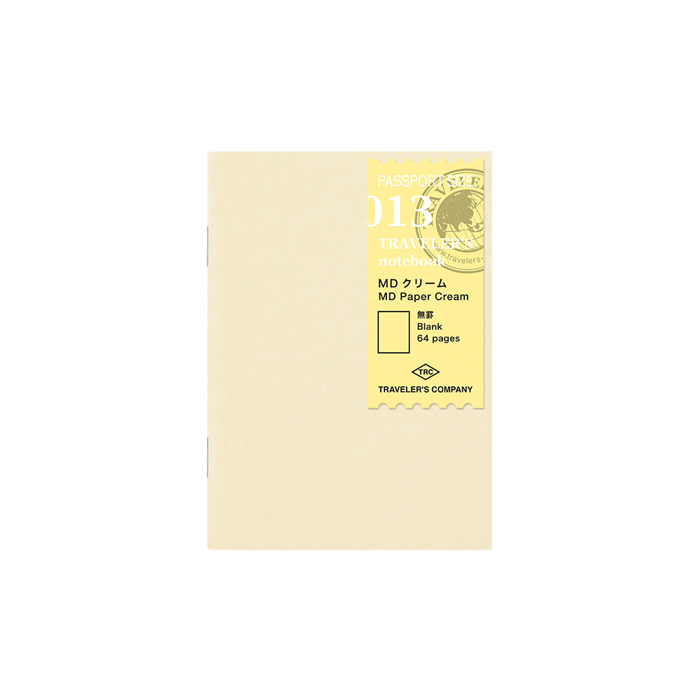 TN Passport Size Refill | MD Paper Cream | P13 - Simple Paper 