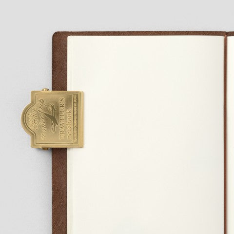 Traveler's Notebook Brass Clip | Airplane - Simple Paper 