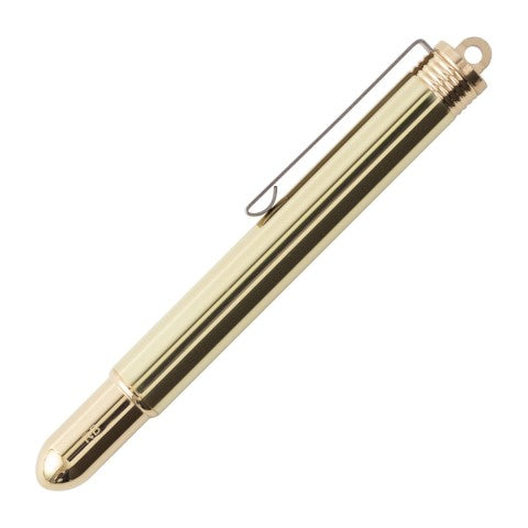 Traveler's Notebook Rollerball Pen Solid Brass - Simple Paper 