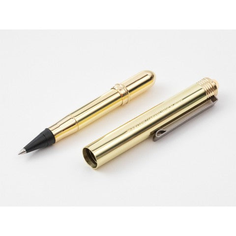 Traveler's Notebook Rollerball Pen Solid Brass - Simple Paper 