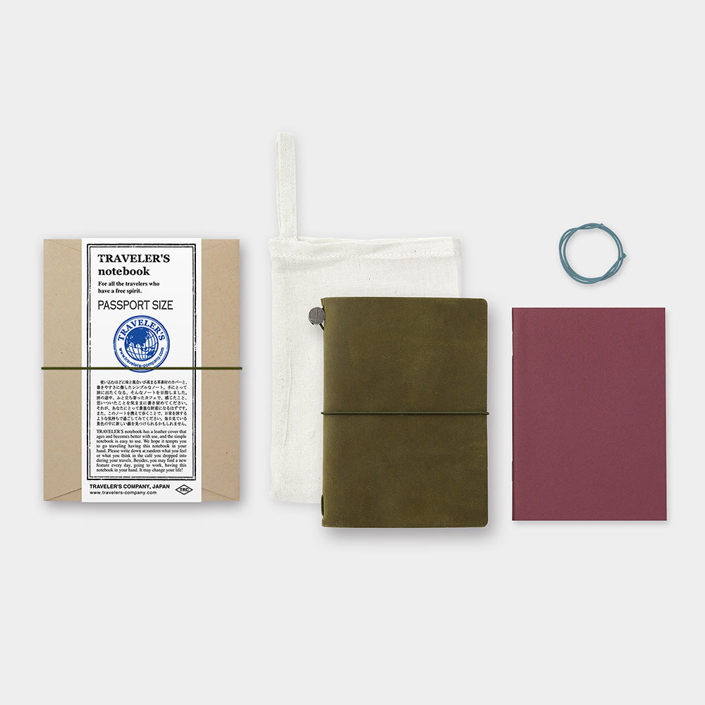 Traveler's Notebook | Passport | Olive - Simple Paper 