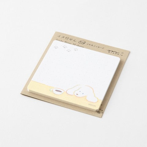 Midori Sticky Notes | Coffee And Dog - Simple Paper 