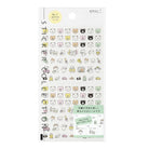 Midori Stickers | Pictograph Bear - Simple Paper 