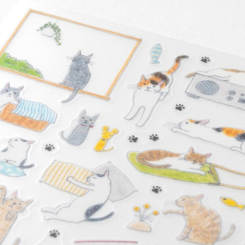 Midori Stickers | Medium Cat - Simple Paper 