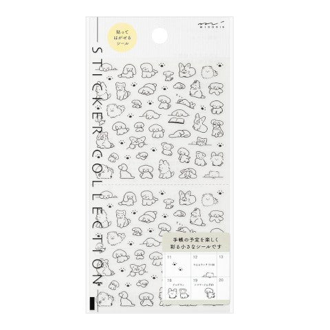 Midori Stickers | Small Dog - Simple Paper 
