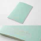 Midori Sticker Book With Pocket | Light Blue - Simple Paper 