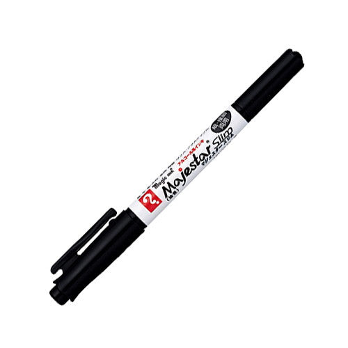 Teranishi Magic Ink Marker | Double-Sided | Extra Fine / Fine - Black - Simple Paper 