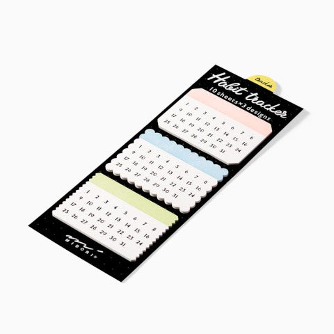 Midori Journal Sticky Notes | Habit Tracker Colorful - Simple Paper 