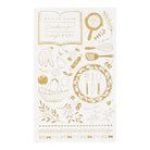 Midori Foiled Transfer Sticker | Kitchen - Simple Paper 