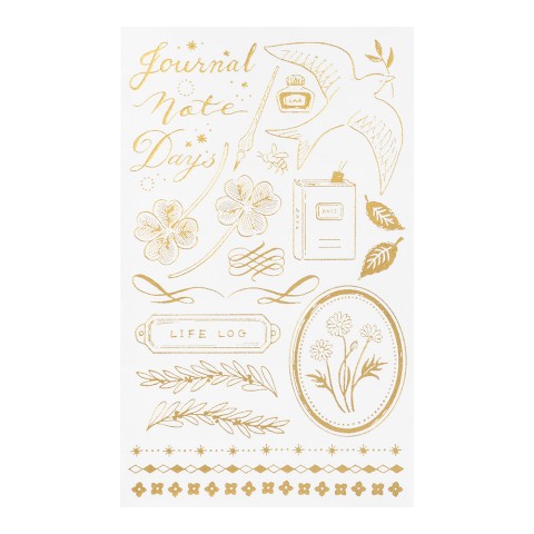 Midori Foiled Transfer Sticker | Happy Motifs - Simple Paper 