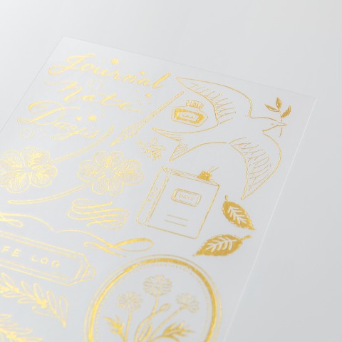 Midori Foiled Transfer Sticker | Happy Motifs - Simple Paper 