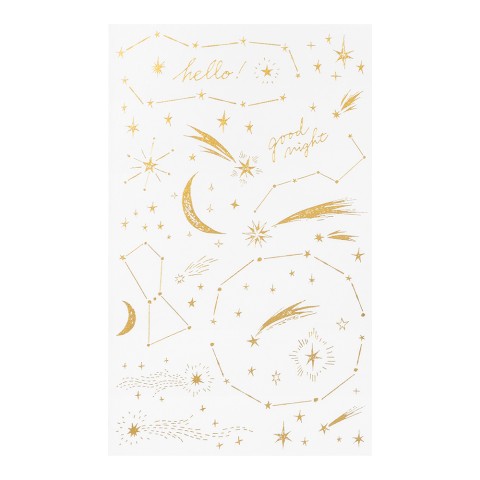 Midori Foiled Transfer Sticker | Stars - Simple Paper 